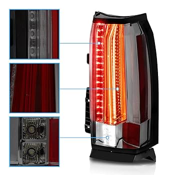 【美品】サバーバン LEDスモークブラック テールランプ 4点セット シボレー タホ サバーバン LED スモークレンズ テールランプ